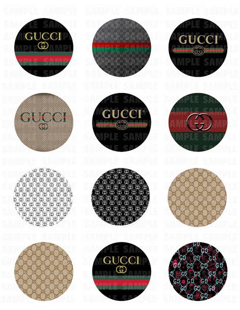 edible gucci print|Gucci Edible Cake Toppers – Ediblecakeimage.